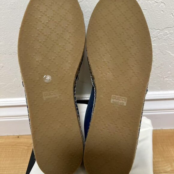 GUCCI Microguccissima Pattern Leather Espadrilles - Picture 6 of 7